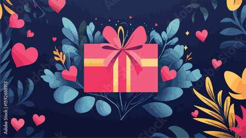 Heartwarming Valentine's Day Greeting Card Design