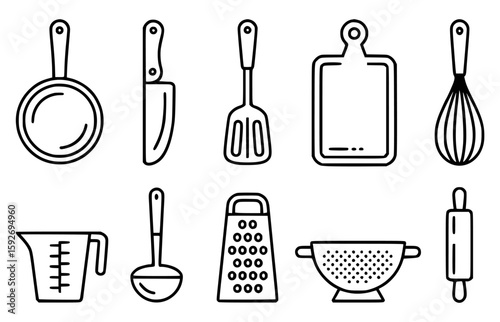 Kitchen Utensils Collection Cooking Tools whisk