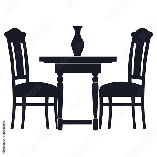dining table and chairs