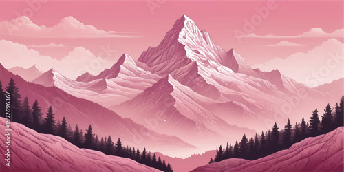 Capturing the breathtaking landscape of mountains blanketed in snow, from sunrise to sunset, reveals the serene beauty of winter nature as clouds and fog drift over forest peaks and valleys