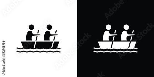 Fotografía Boat race icons