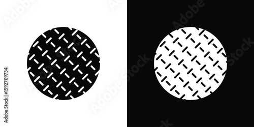 Obraz na plátně Anti skid feet icons
