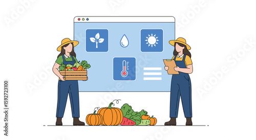 Digital agriculture technology enhancing farming practices for sustainable food production