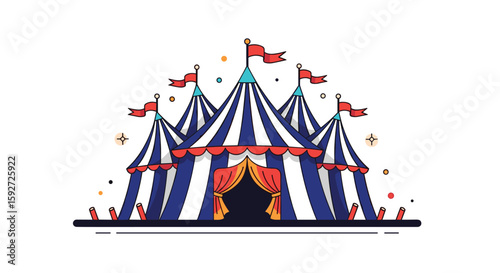Experience the thrill of grand circus entertainment under the big top big tent