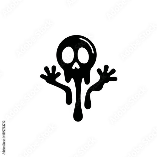 Undead Vector Icon, Logo, Clipart