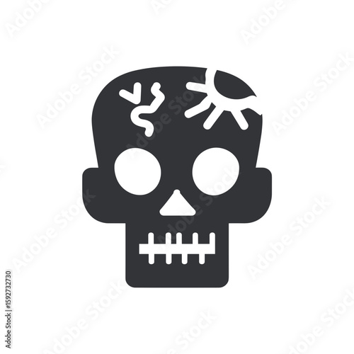 Undead Vector Icon, Logo, Clipart