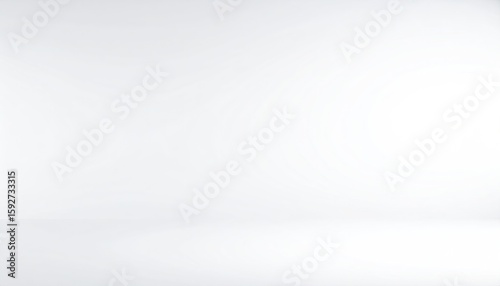 Plain white studio background