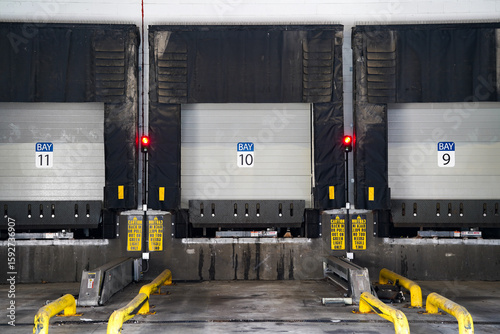 Commercial Warehouse Loading Dock Doors at Distribution Center