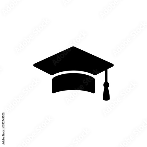 Graduation Cap icon design. illustration isolated on white background