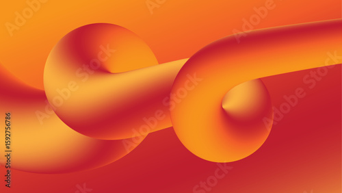 Trendy design template with fluid and liquid shapes.