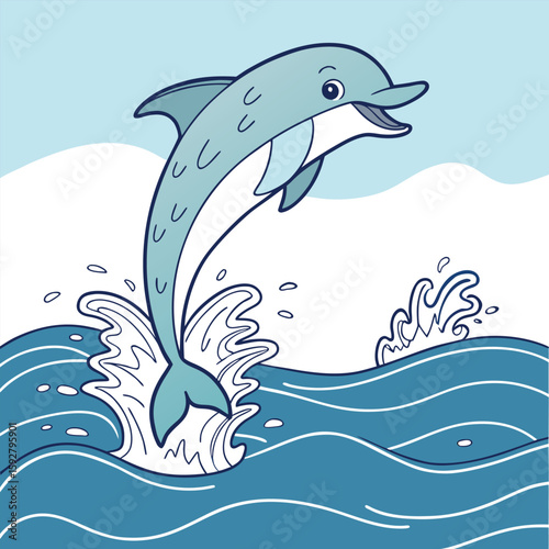 dolphin in the sea
