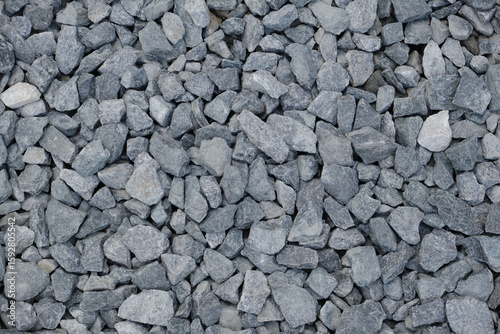 Fine pomegranate gravel, top view, texture