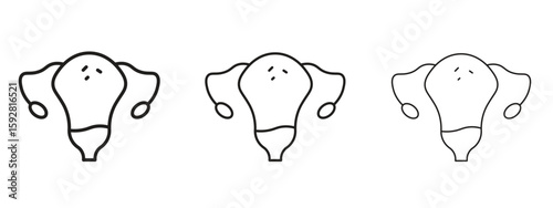 Obraz na płótnie Pelvic inflammatory disease icon