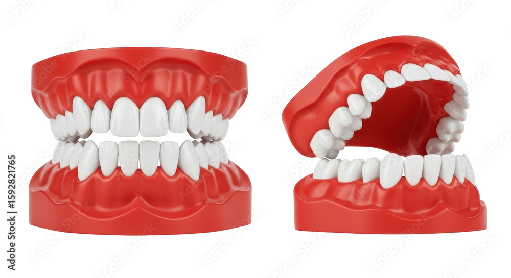 Obraz premium Isolated Dentures