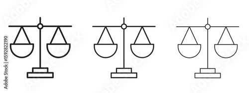 Tableau sur toile Economies of scale icon