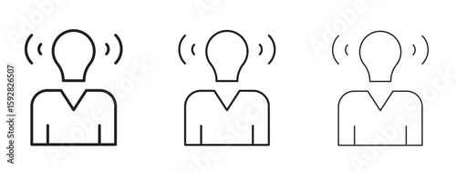 Fotografía Brand awareness icon