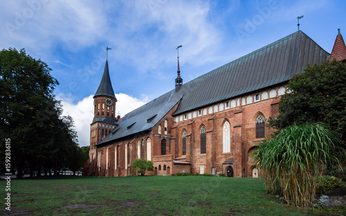 Kant Island Cathedral in Brick Gothic style