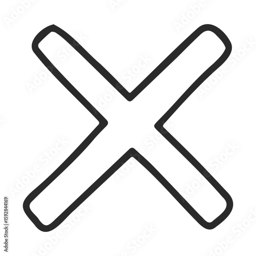 Red prohibition symbol on white background