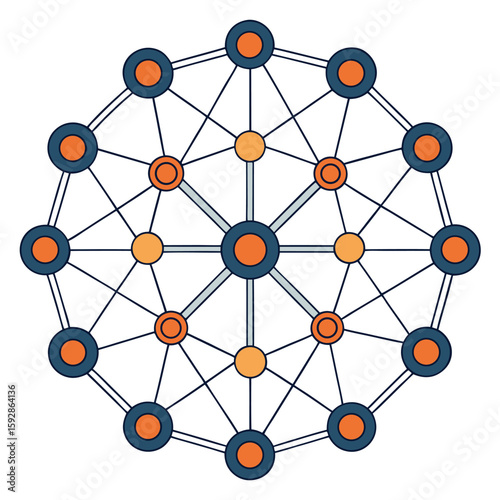 neural network a series of nodes