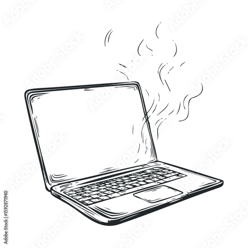 Overheating laptop in need of repair and maintenance services