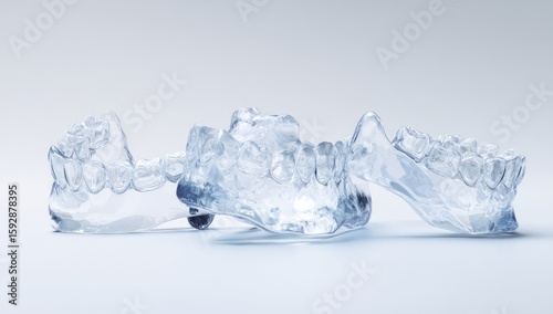 Wallpaper Mural Transparent 3D-printed dental models Torontodigital.ca