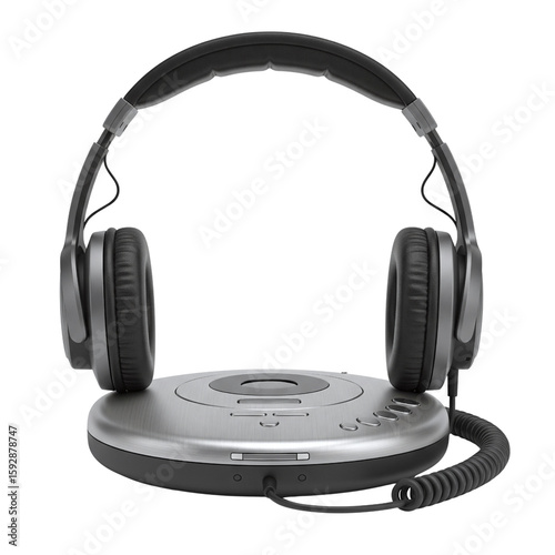 Portable cd player with headphones