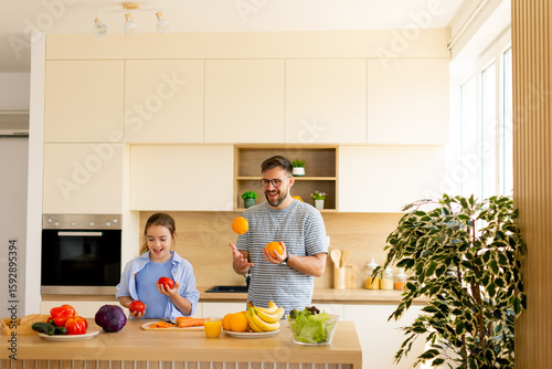 Joyful moments in the kitch...
