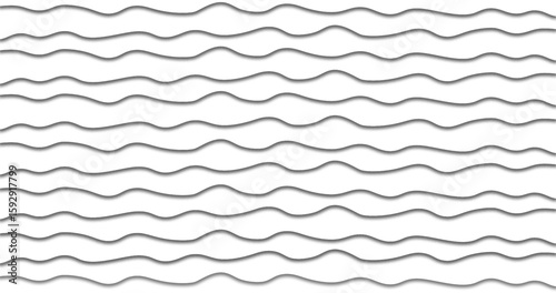 Silhouette on the background of geometric Japanese pattern