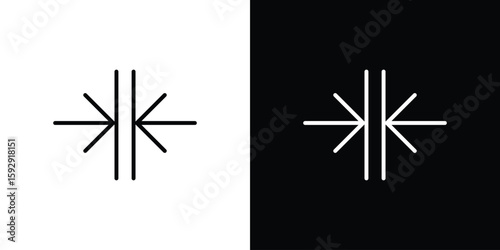 Foto Thickness icon. pictogram. flat vector sign. Vector Eps 10