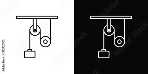 Foto Pulley icon. pictogram. flat vector sign. Vector Eps 10