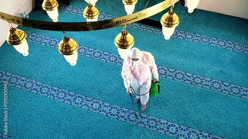 Muslim Pilgrim Walking Towards Kaaba During Hajj | Sacred Journey of Faith at Holy Makkah | Devotional Pilgrimage Scene with Thousands of Believers