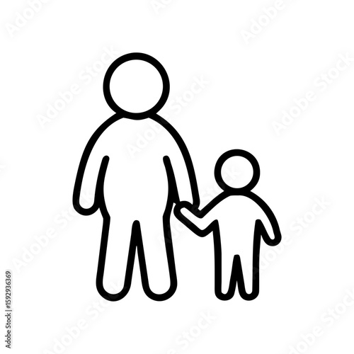 Family, parent, child, bonding, love, relationship, paternal, offspring, male, boy, childhood, upbringing, guidance, support, connection, embrace, hug, trust, care, joy, happiness, generation, future