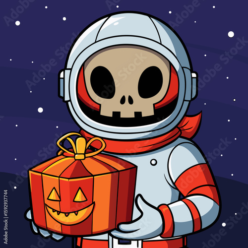 Dark Grim Reaper Skull Art for Halloween T-Shirt. Spooky Skeleton Head with Hood and Scythe. Scary Horror Character for October Night. Edgy Gothic Skull Design for Streetwear.