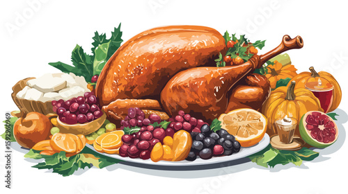 Thanksgiving Turkey Celebration Image