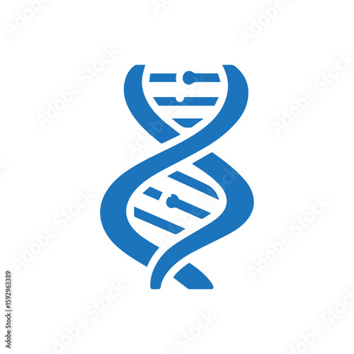 minimalist DNA icon.