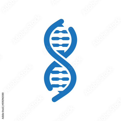 minimalist DNA icon.