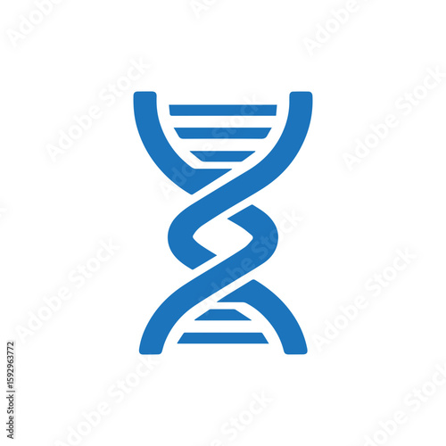 minimalist DNA icon.