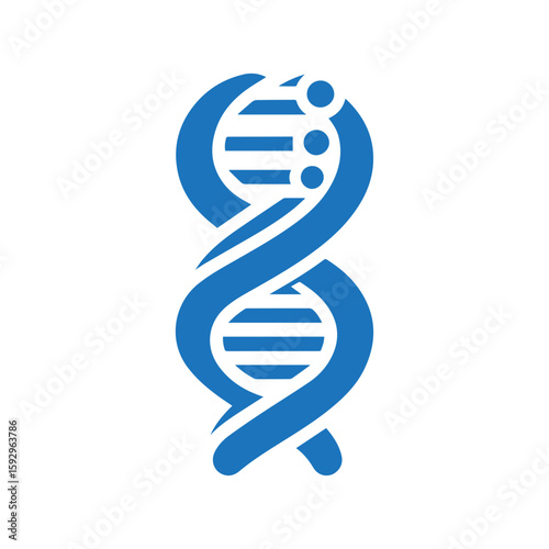 minimalist DNA icon.