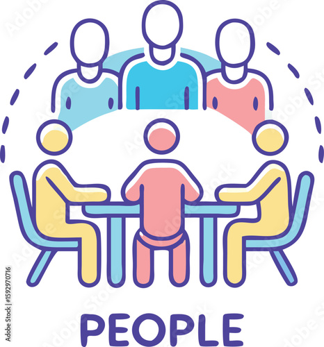 People Collaborating In Meetings Teamwork Community Social Interaction And Group Dynamics