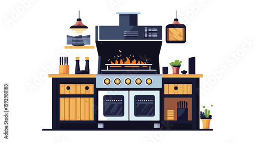 Modern Grilled Kitchen Appliance Technology