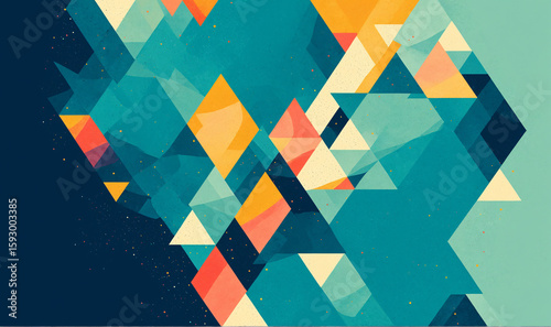 modern abstract geometric b...
