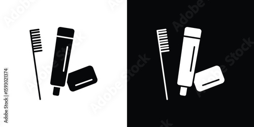 hygiene kit icon collection. Vector icon design template