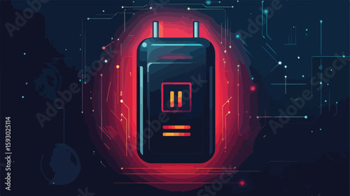 High Performance Battery Indicator Vector Icon