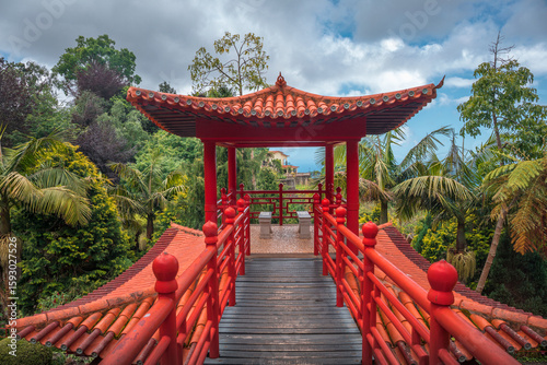 Japonese pavilion in the Jardim Monte Palace Madeira - Funchal