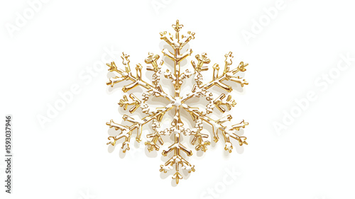 Snowflake Gold Accessories Wide Angle