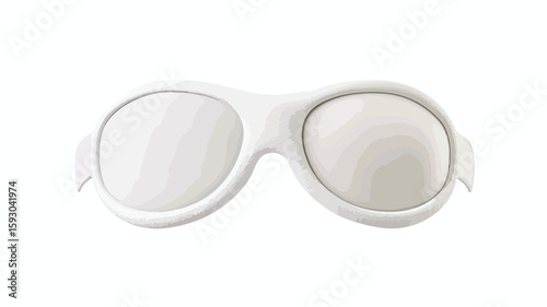 White Sleep Mask Accessories Wide Background
