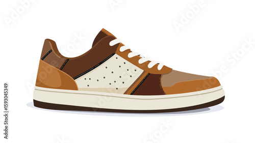 Modern Sneaker Shoe Mockup for Clothing