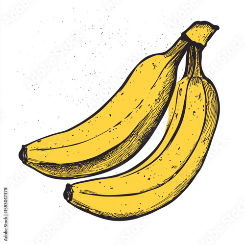 bananas isolated on white background