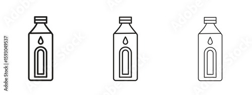 Gin icon in trendy line style. icon illustrations