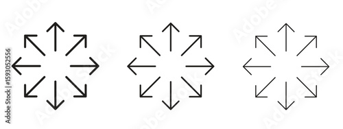 Capacity icon in trendy line style. icon illustrations